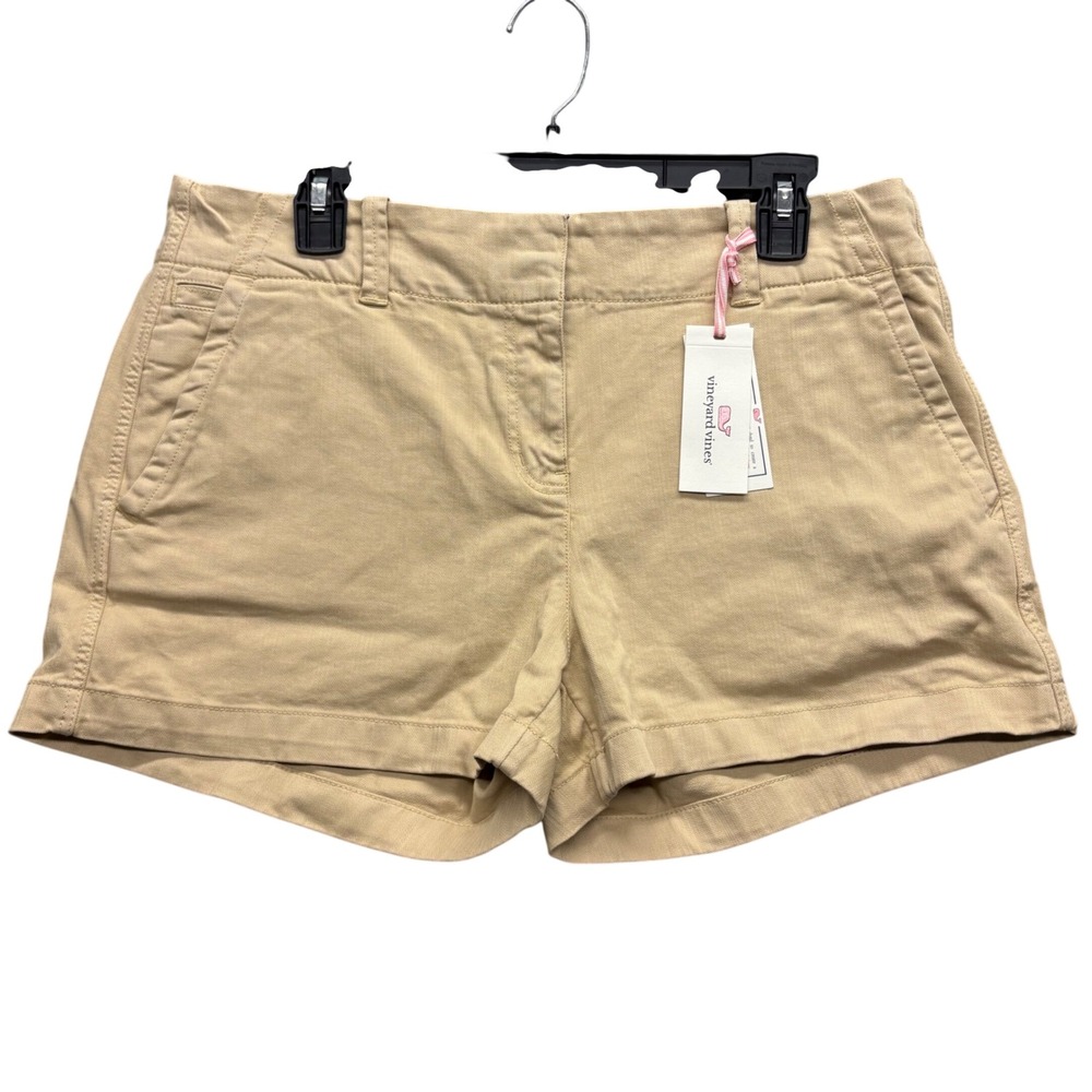 Vineyard Vines Women’s Khaki/Tan Cotton Shorts